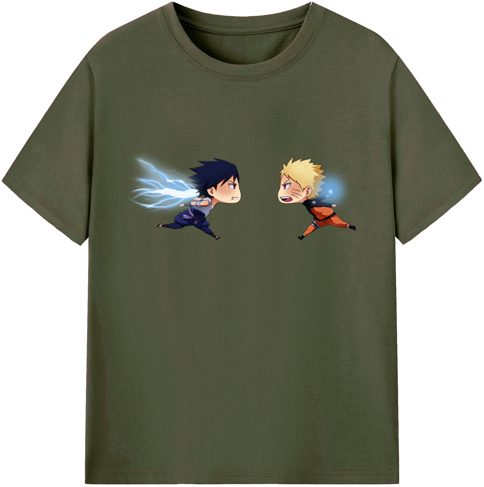 （画像用） NARUTO -ナルト- うずまき ナルト Uzumaki Naruto 綿100％ メンズ半袖Tシャツ｜肌触りやわらか＆通気性